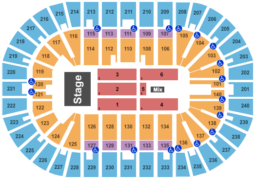 Us Bank Arena Seating Chart Trans Siberian Orchestra